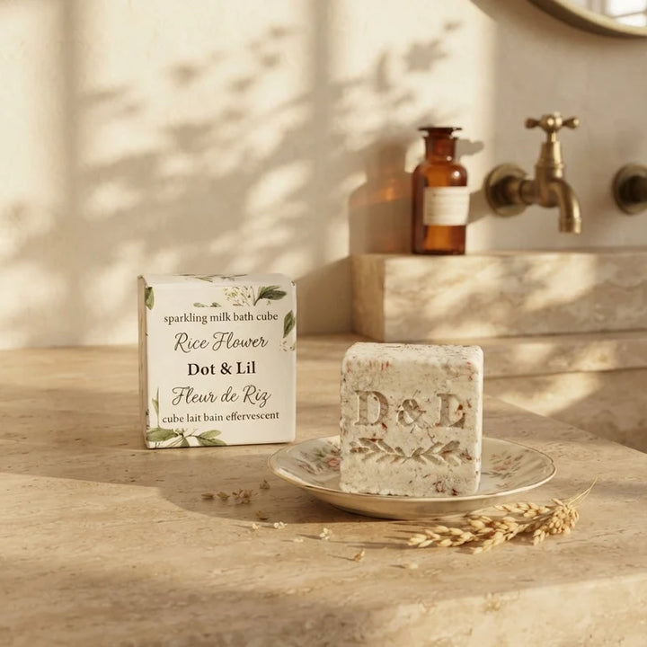 Bombe lait de bain - Fleur de riz