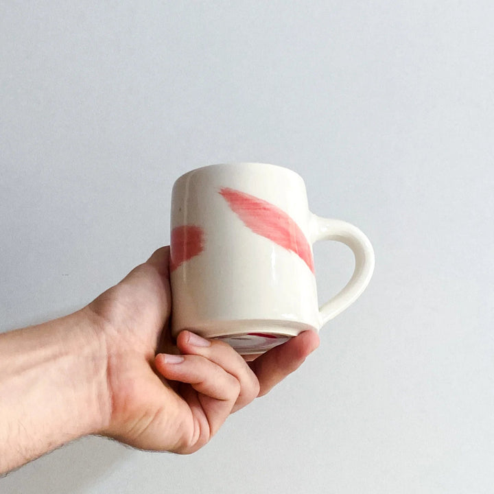 Tasse porcelaine - Rouge