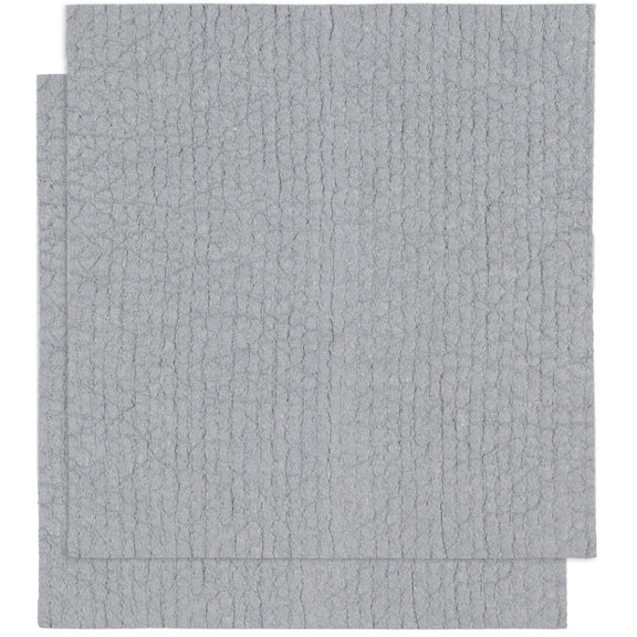 Swedish sponge squares (set of 2) - gray