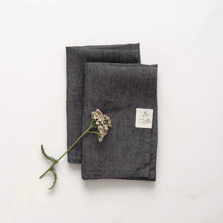 Linen Napkins - Anthracite (set of 2)