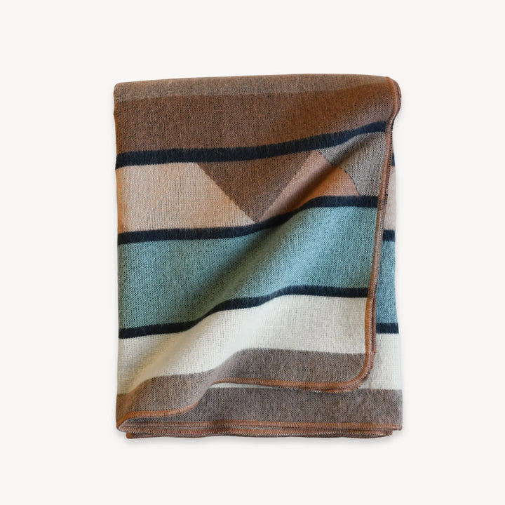 Cozy throw with lambswool - London