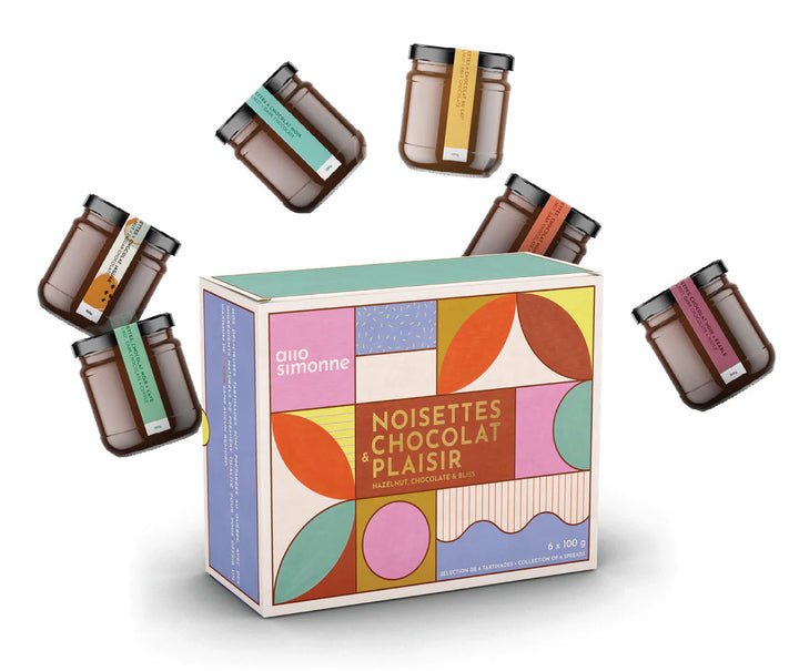 Tartinade Noisette chocolat - Coffret cadeau (6x100g)
