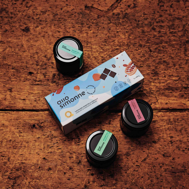 Tartinade Noisette chocolat - Trio bleu