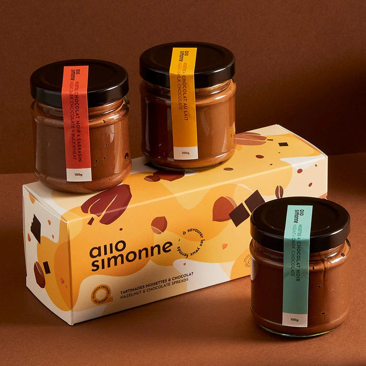Tartinade Noisette chocolat - Trio jaune