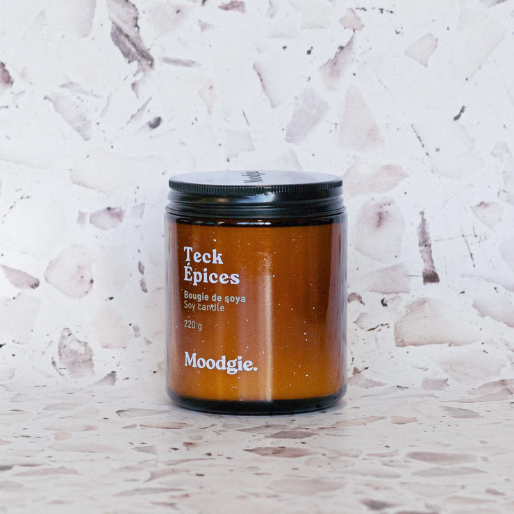 Scented candle - Teak + Spices