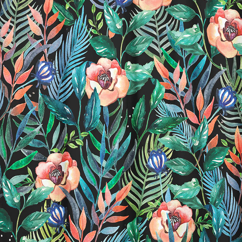 Shower curtain - Don't play around with a black curtain