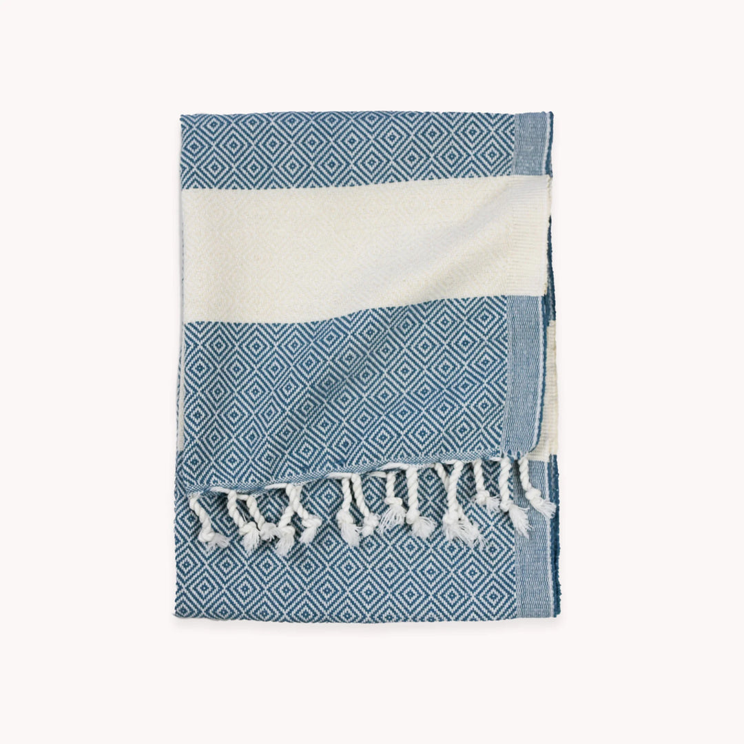 Serviette - Diamond - Prussian