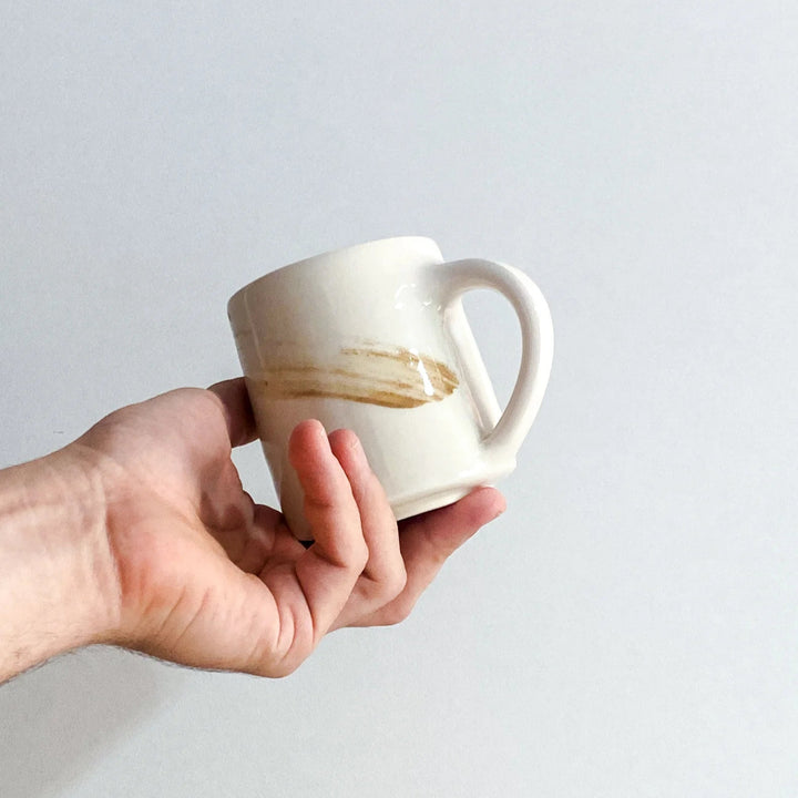 Tasse porcelaine - Marron