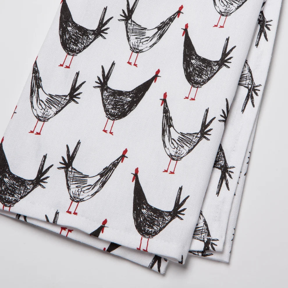 Linge à vaisselle - Poules