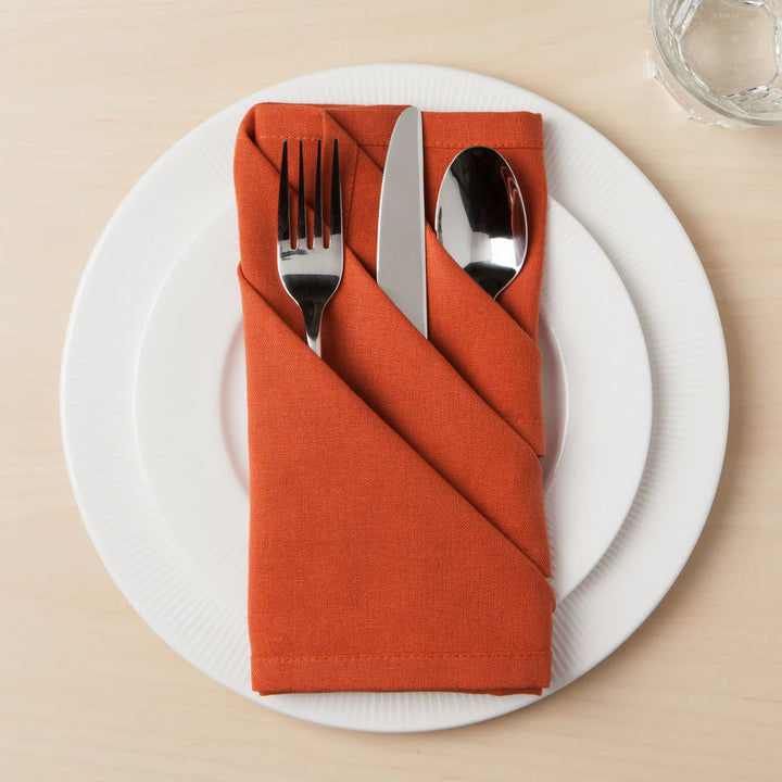 Serviettes de table (ensemble de 4) - Rouille