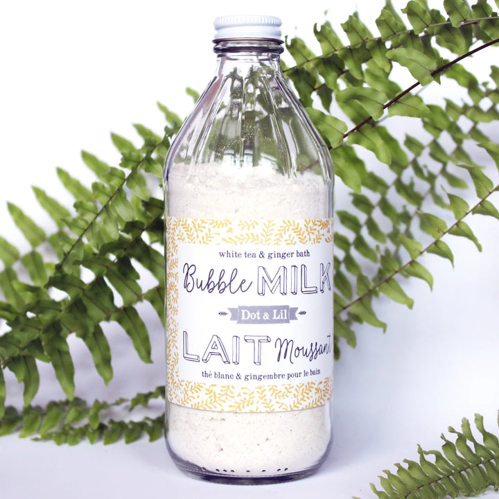 Lait de bain moussant - Thé blanc et gingembre