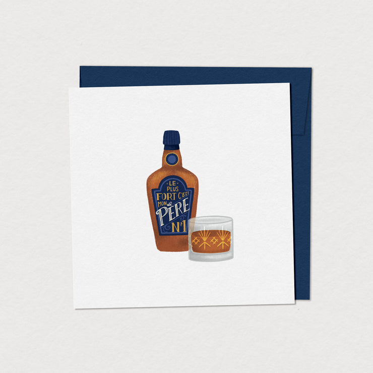 Greeting card - Fort bottle 