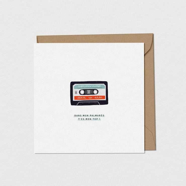 Greeting card - 60 rpm cassette 