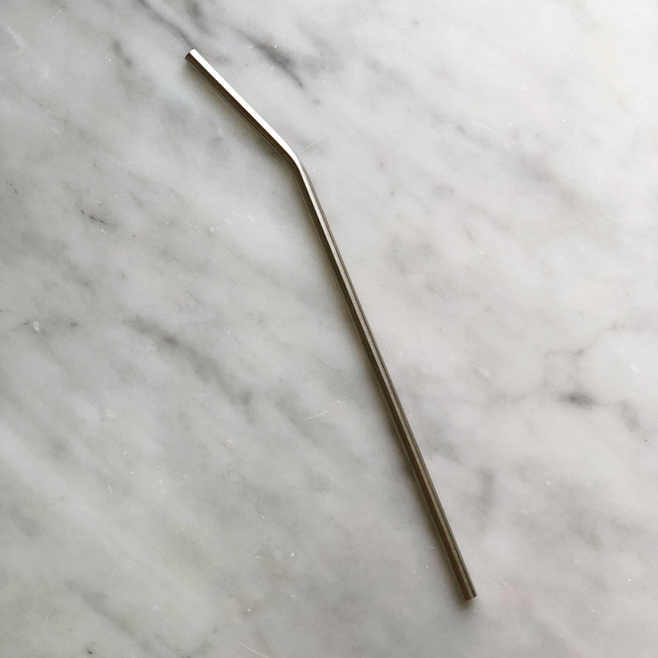 9.5″ Stainless Steel Straw – Silver