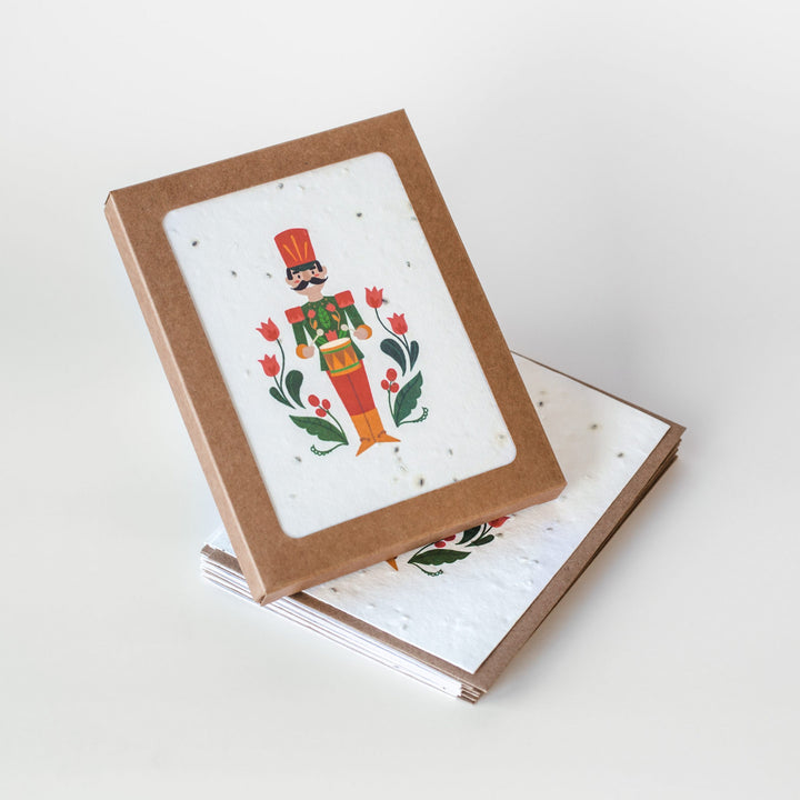 Box of 6 seeded greeting cards - Holidays