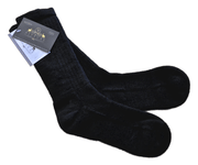 Long technical alpaca wool socks - Dark gray