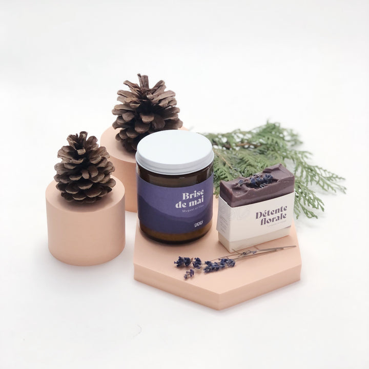 Boîte cadeau - Duo bougie + savon