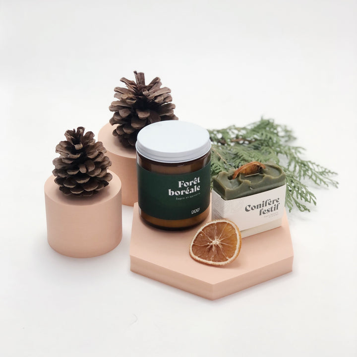 Boîte cadeau - Duo bougie + savon