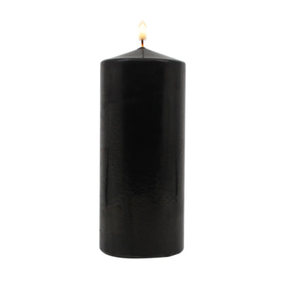 Pillar candle - Black - 3" x 7"