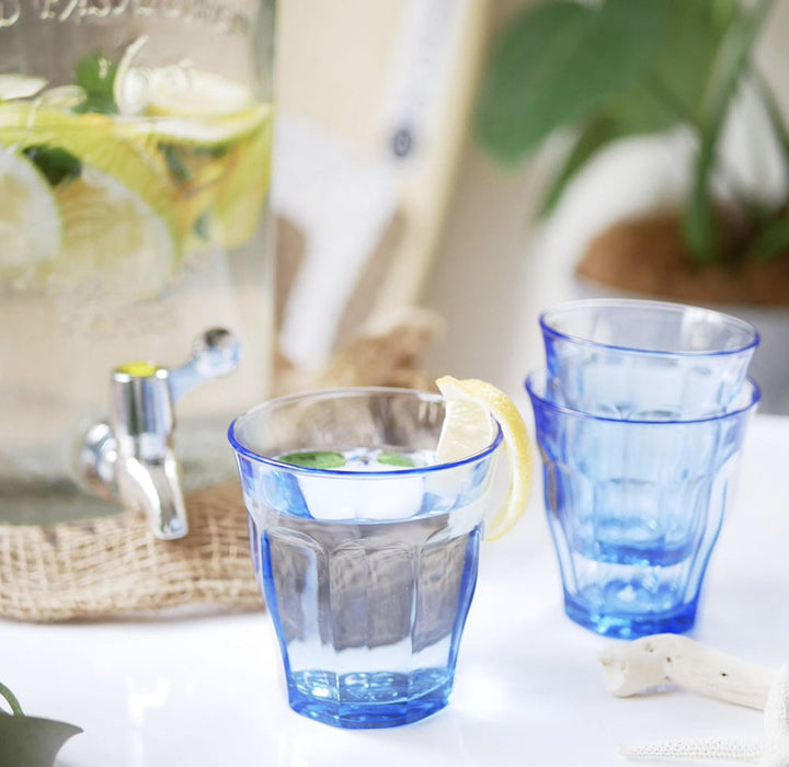 Picardie Glass - Navy Blue