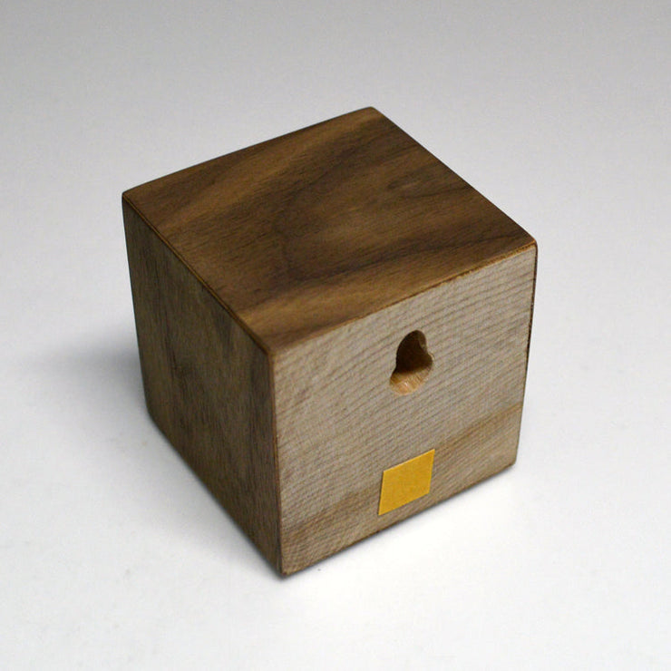 Magnetic wooden key holder - Square - KUBE - Cherry