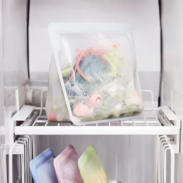 Sac réutilisable en silicone sur pied - 3.07L