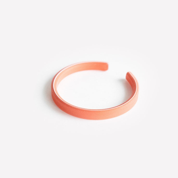 Recycled resin bracelet - Peach