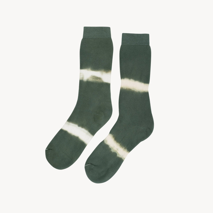 Chaussettes Pima Tie Dye - Khaki