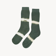 Pima Tie Dye Socks - Khaki