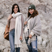 Serviette - Bambou et coton - Gris