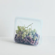 Reusable silicone bag on stand - Clear - 1.7L