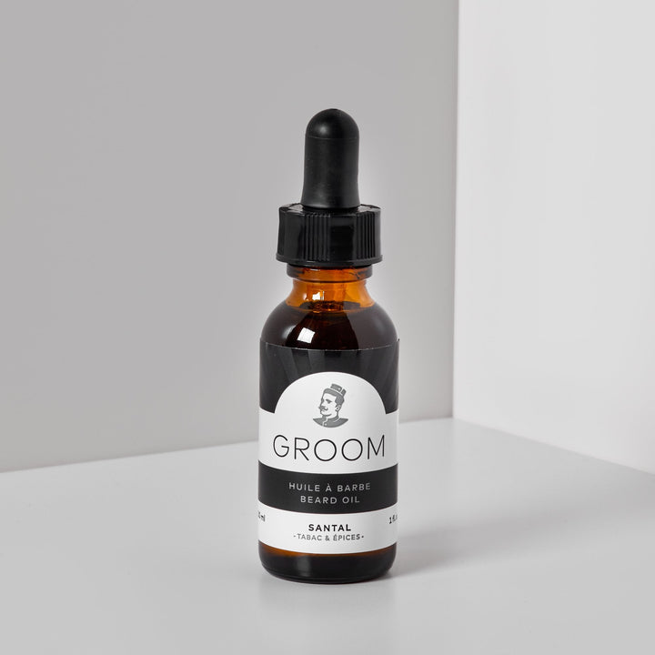 Beard oil - Sandalwood - Tobacco &amp; spices 