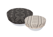 Reusable bowl covers (set of 2) - Onyx