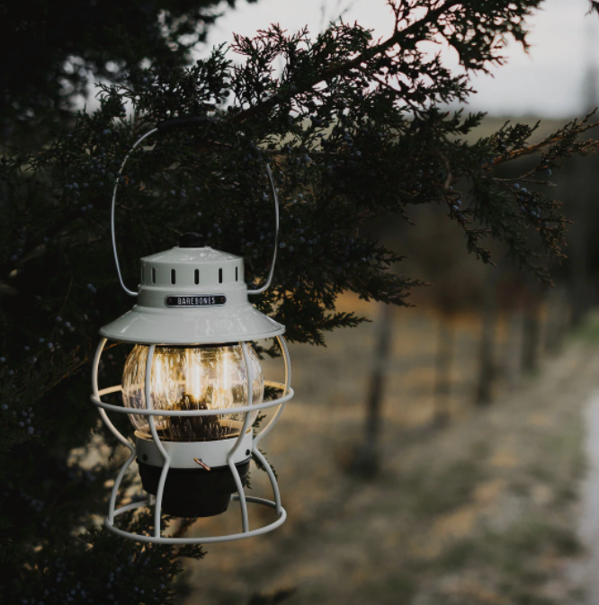 Lanterne extérieure LED - Style ferroviaire - Blanc