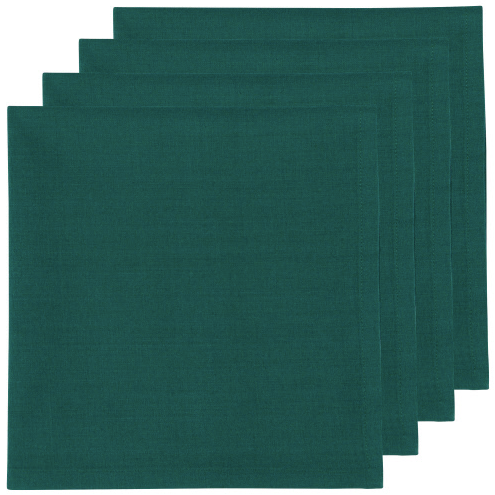 Serviettes de table (ensemble de 4) - Vert sapin