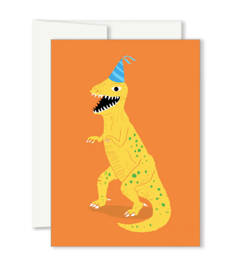 Miniature greeting card - Dino