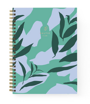 Carnet de notes à spirale ligné - Greenery