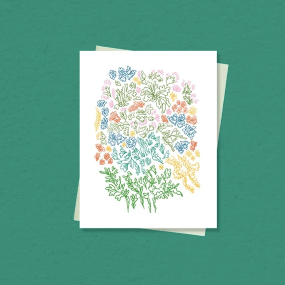 Greeting card - Floral explosion