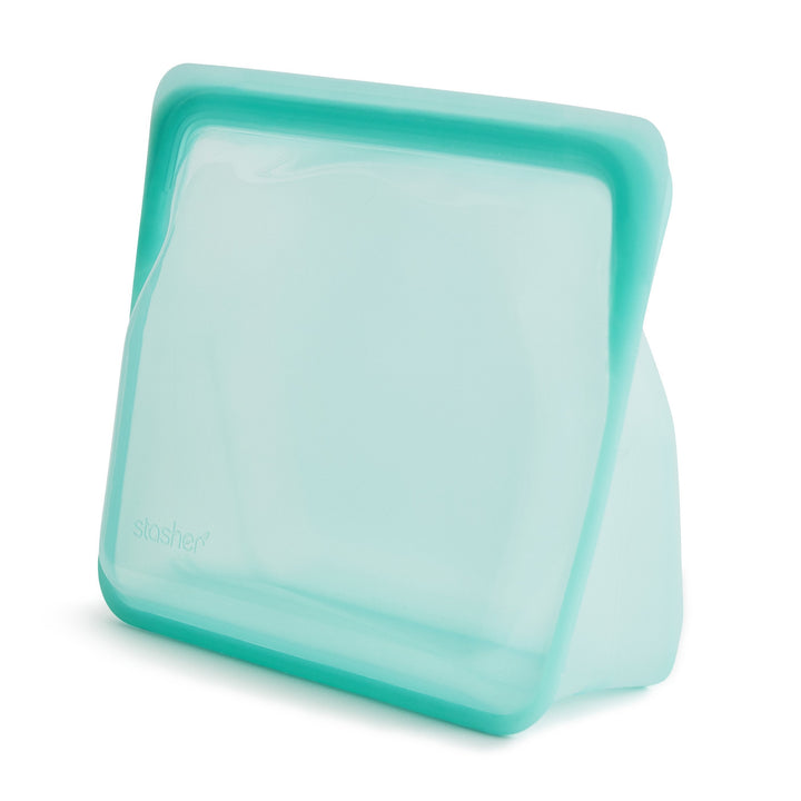 Sac réutilisable en silicone sur pied- Aqua - 1.7L