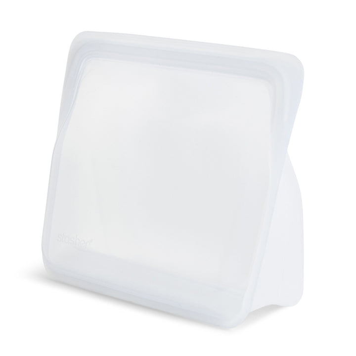 Sac réutilisable en silicone sur pied - Clair - 1.7L