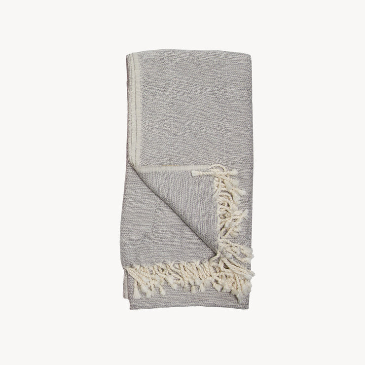 Serviette - Bambou et coton - Gris