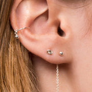 Boucles d'oreilles - Noeud - Argent