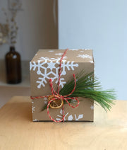 Kraft gift box - Christmas