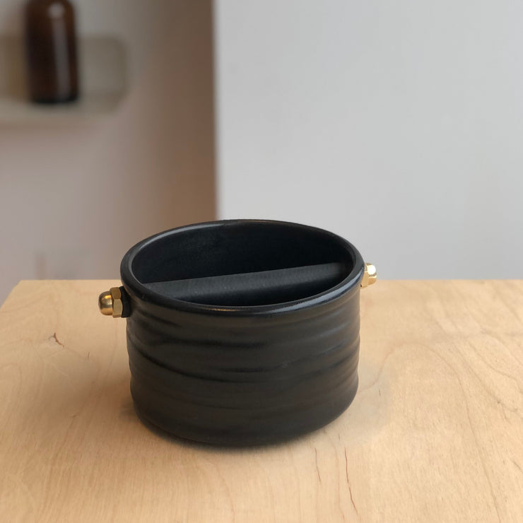 Knock Box - Coffee grounds container - Black