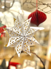Ornement en papier - Flocon de neige