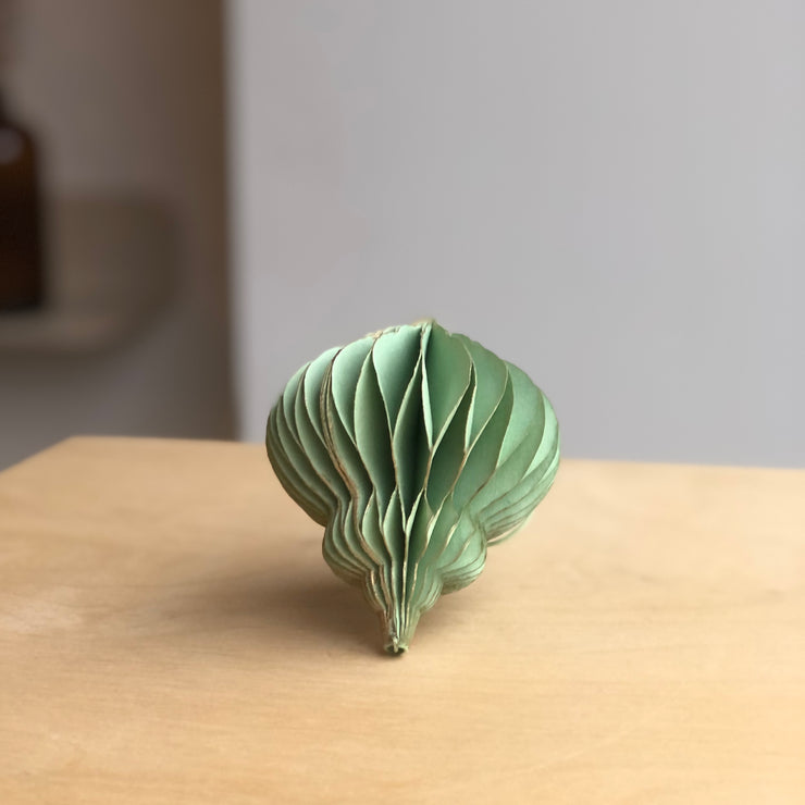 Ornements en papier - Honeycomb - Vert