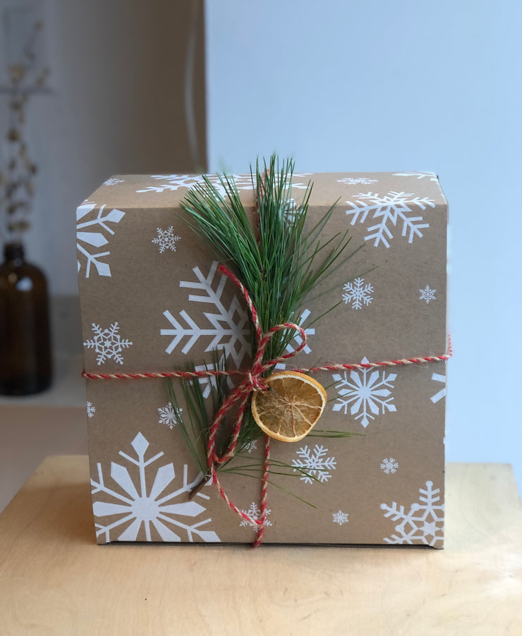 Kraft gift box - Christmas