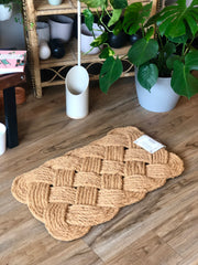 Tapis d'entrée en fibre de coco - Tressé