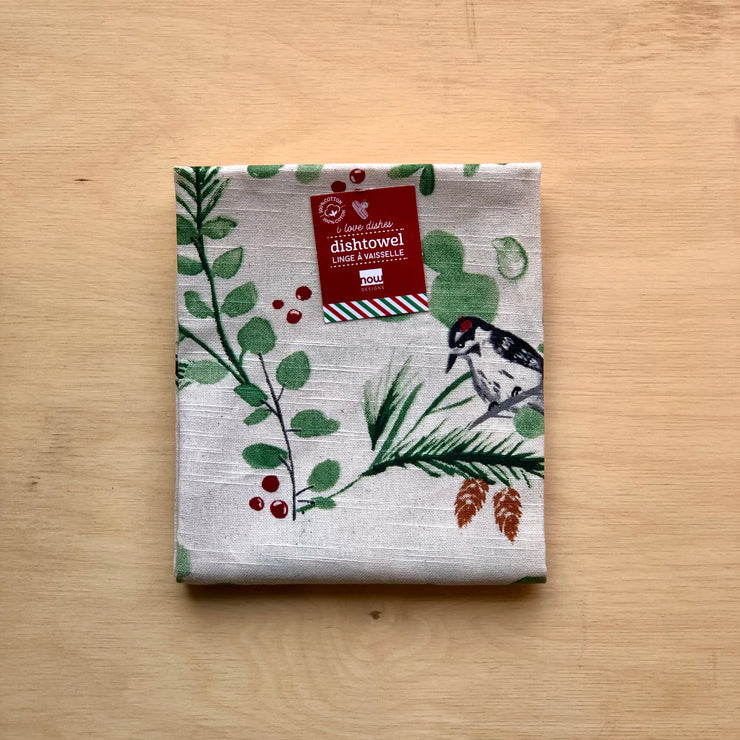 Linge à vaisselle - Oiseaux forestiers