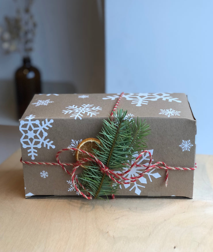 Kraft gift box - Christmas